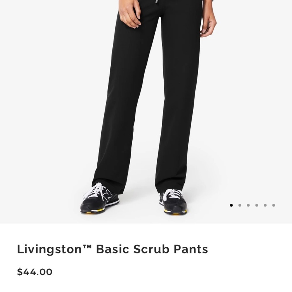 Figs “Livingston” scrub pants in black size L
